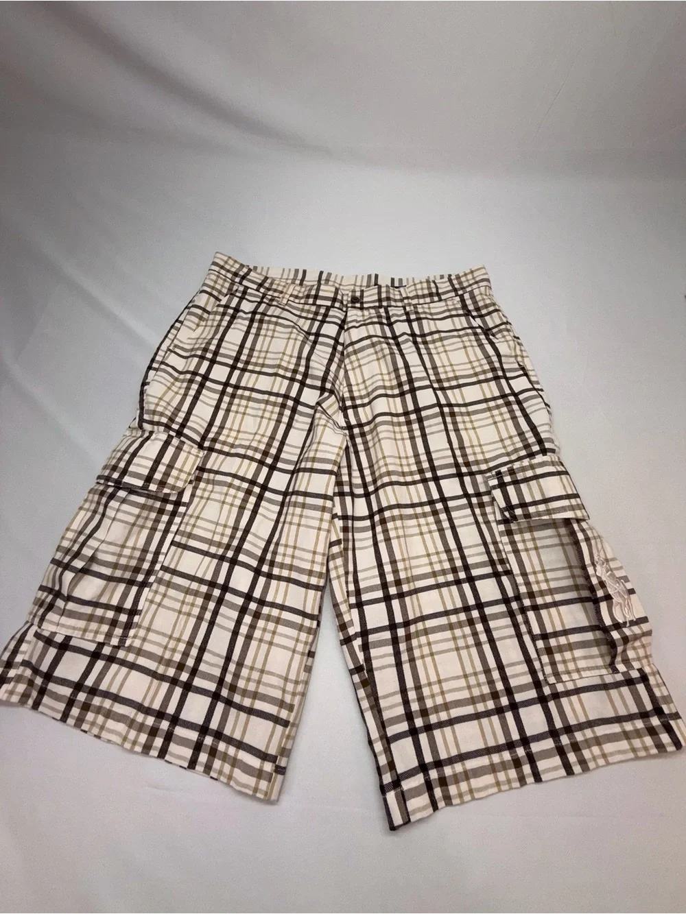 Polo Ralph Lauren Plaid Cargo Shorts Big Pony Men’s 40